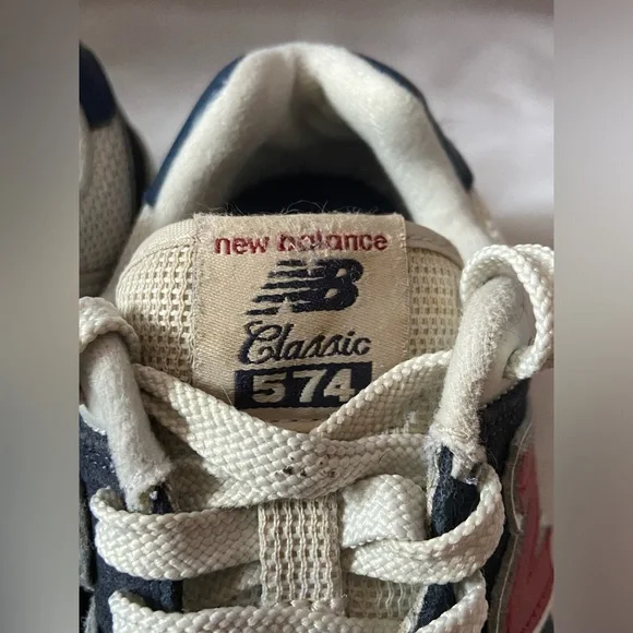 New Balance 574 Little Kids' Shoes Blue-White PC574-CN Boys Sz11